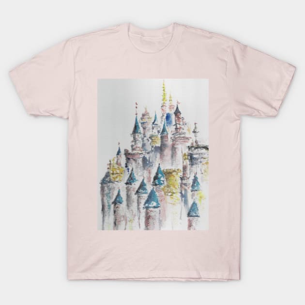 Fading Castle T-Shirt by Canderella